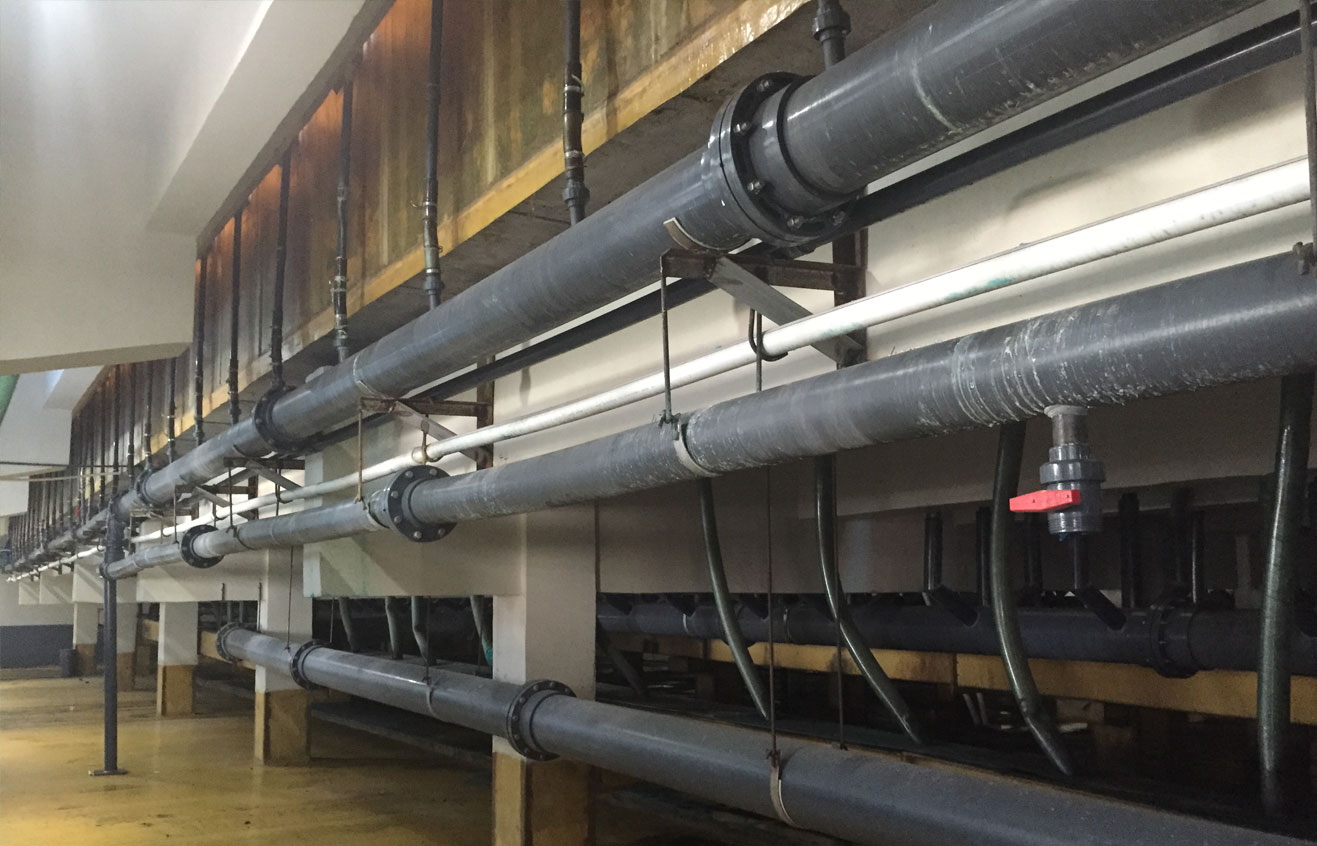 江西巖瑞銅業(yè)10萬噸電解銅用CPVC管道閥門